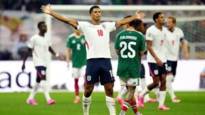 Jude Bellingham double sends England previous Mexico at Estadio Azteca