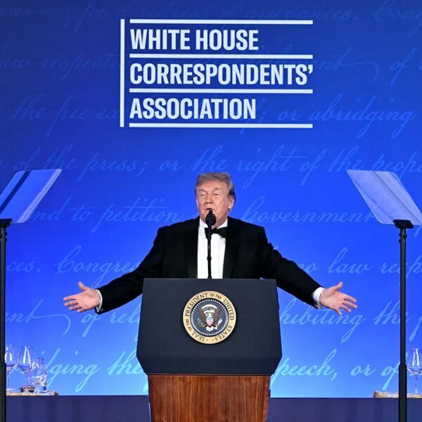 Trump softens White House Correspondents’ Dinner speech after assault