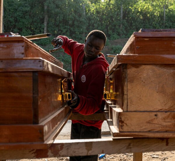 The Ritual of Coffin Making in a City Hit by Ebola