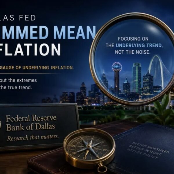Dallas Fed Trimmed Mean +2.2% versus 1.5% final month