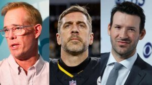 “More unlikable than Joe Buck and Cris Collinsworth combined”: NFL followers react to Aaron Rodgers hypothesis of changing Tony Romo at CBS