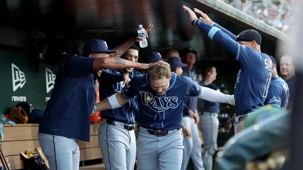 MLB roundup: Rays match workforce report with 6 homers in rout of A’s