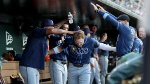MLB roundup: Rays match workforce report with 6 homers in rout of A’s