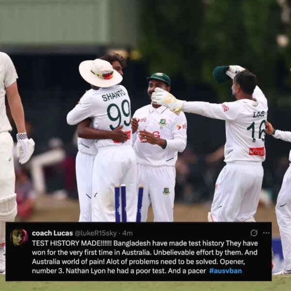 "Bravo on taking it to the Aussie" – Fans overjoyed as Bangladesh&hellip;