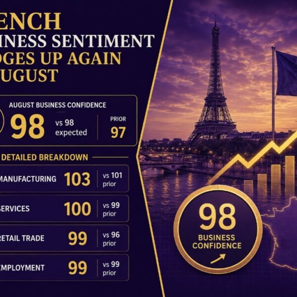 French enterprise confidence extends restoration into August