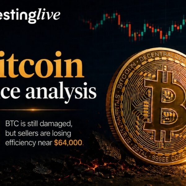Bitcoin evaluation exhibits the crypto king holds close to $64k as order…