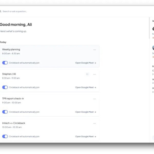 Meeting notetaker Circleback provides a free tier to draw extra prospects