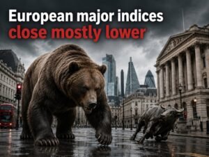 As London/European merchants head for the exit the key indices in Europe shut largely decrease