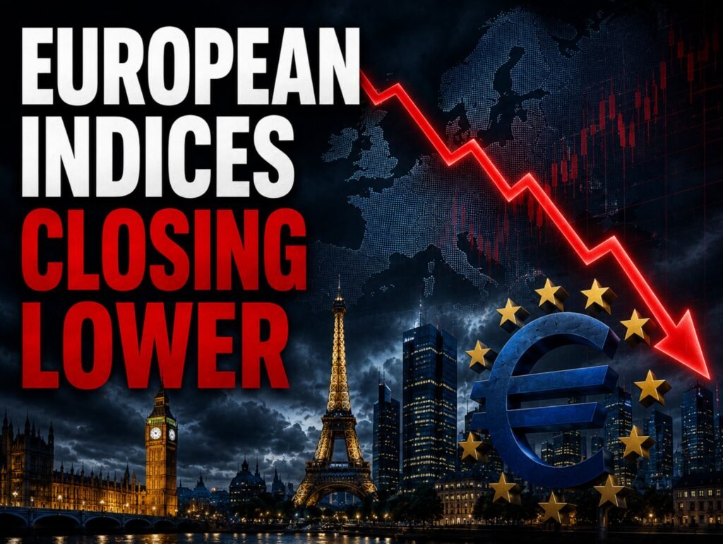 European shares shut decrease as merchants head for the exits