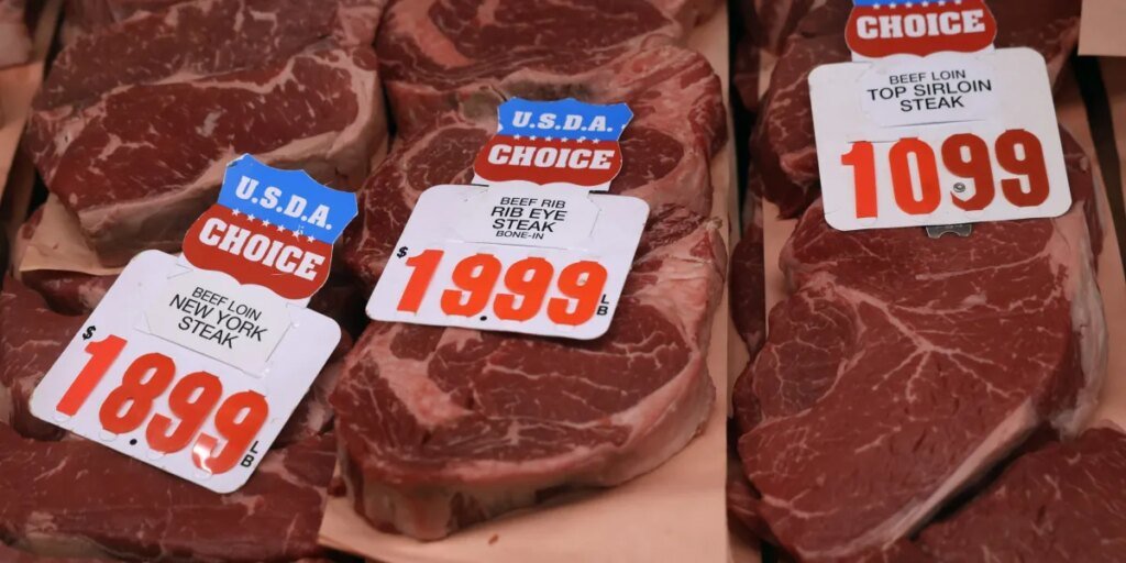 Skyrocketing beef costs lastly have Americans reaching their spending restrict