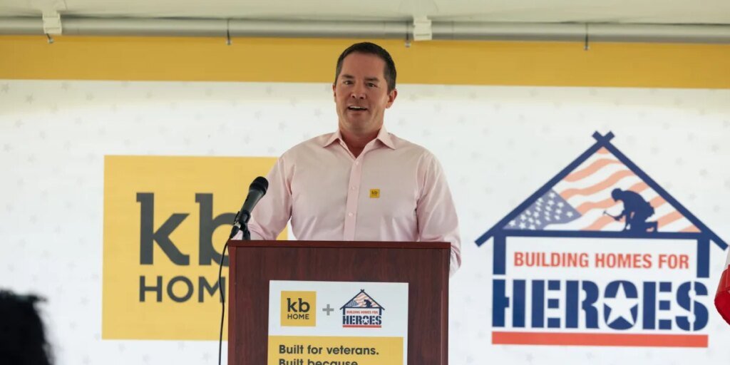 CEO of KB Home, Rob McGibney, has a plan to tempt first-time patrons into the market