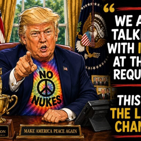 Trump: Talks are happening now. This is the final probability (once more).