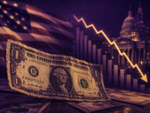 Dollar nudges decrease on the day amid combined market temper