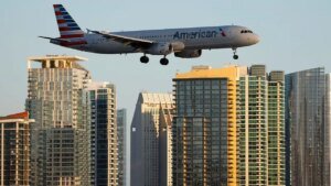 American Airlines flight lands safely at DFW after laptop computer hearth damage