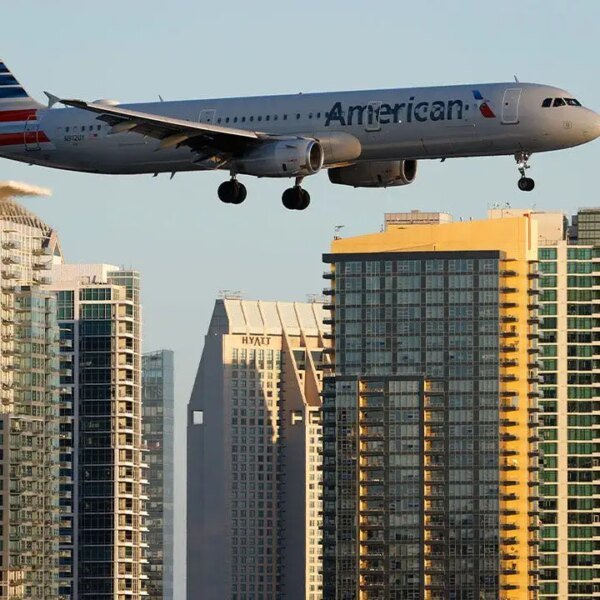 American Airlines flight lands safely at DFW after laptop computer hearth damage