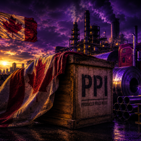 Canada July PPI +0.6% vs -0.5% anticipated