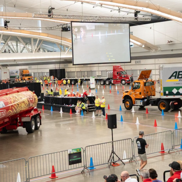 At the ‘Super Bowl of trucking,’ a driver who educated 14 years…