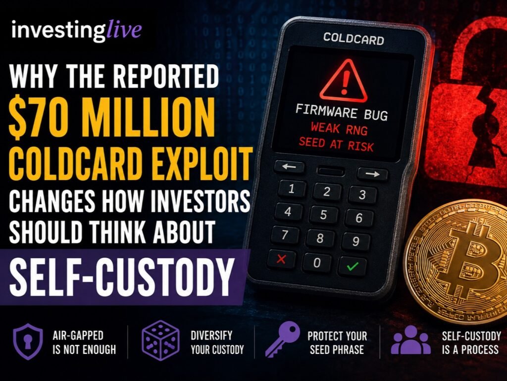 Why the reported $70 million Coldcard exploit adjustments how crypto buyers ought to take into consideration self-custody