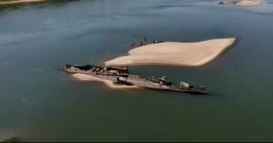 A Drying Danube River Reveals Nazi-Era Vessels, and Hazards of Heat
