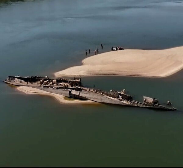 A Drying Danube River Reveals Nazi-Era Vessels, and Hazards of Heat