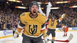 Vegas Golden Knights unveil quintessentially Sin City heart ice design for tenth season