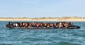 230 Migrants Cross the Channel Into the UK in a Single Giant Inflatable Boat * The Gateway Pundit * by Paul Serran