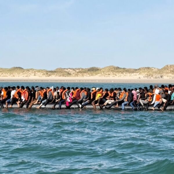 230 Migrants Cross the Channel Into the UK in a Single Giant…