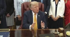 Trump Says Pirro “Choked” by Dropping Reflecting Pool Criminal Case, Blasts Reporter For Asking if Her Role as US Attorney is in Jeopardy (VIDEO)