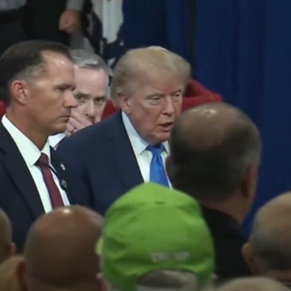 President Trump Walks Off Stage to Personally Comfort Grieving Parents of 12-Year-Old…