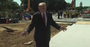 President Trump Surprises Reporters, Gives Them Personal Tour of White House Renovations, Including New Helipad (VIDEO)