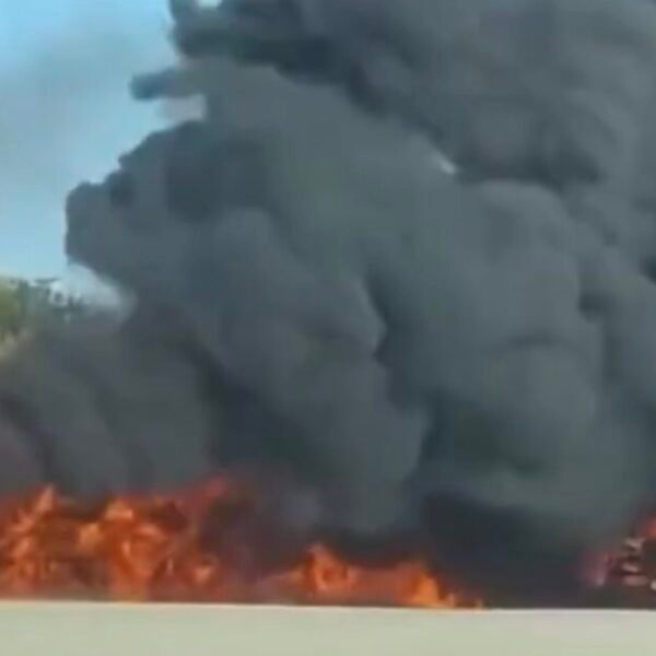 Massive Fireball Erupts on California Highway After Gas Tanker Carrying 8,600 Gallons…