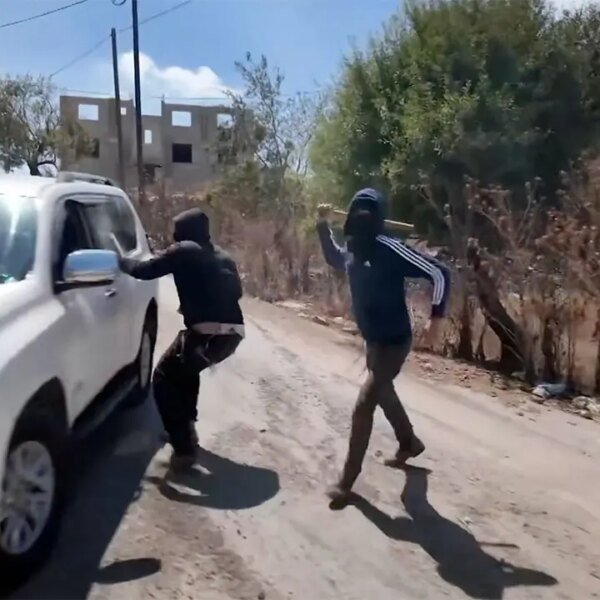 NBC News crew attacked by masked Israeli settlers within the West Bank