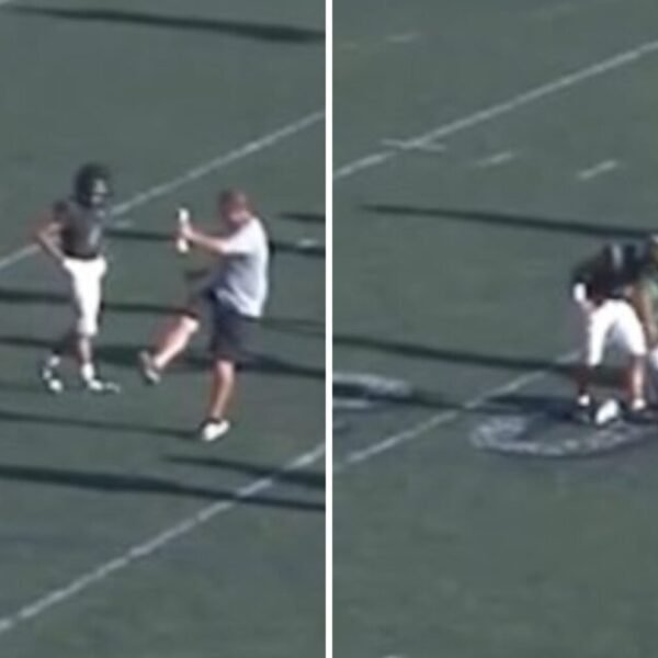 SHOCK: Raging High School Football Coach Boots Ball DIRECTLY into Player’s Privates&hellip;