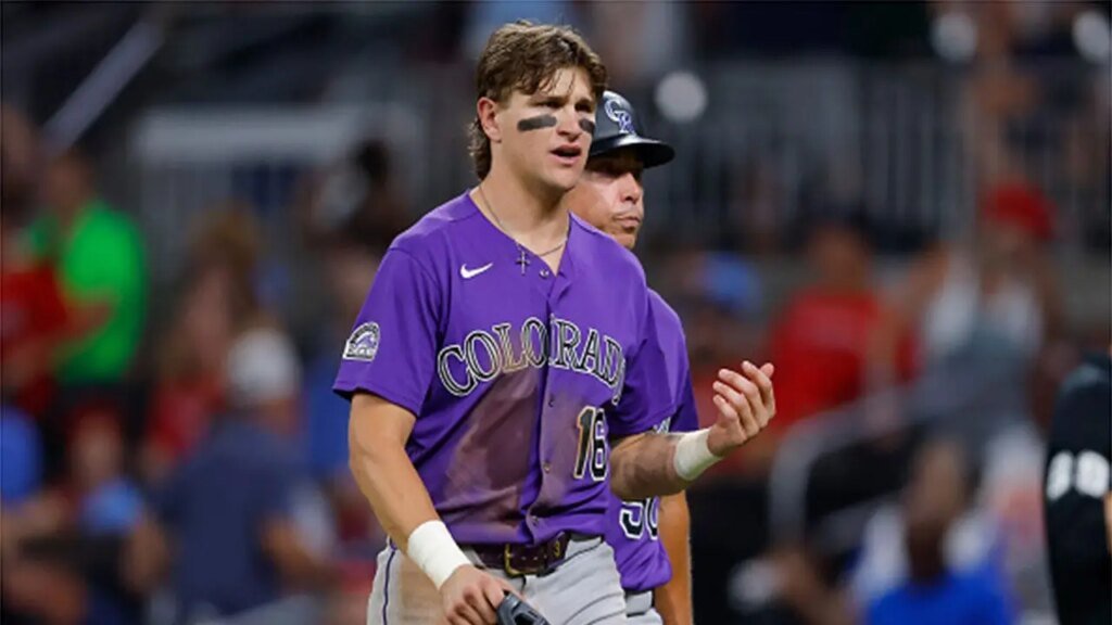 Rockies participant benched after flipping off Braves followers, caught on video giving the chicken