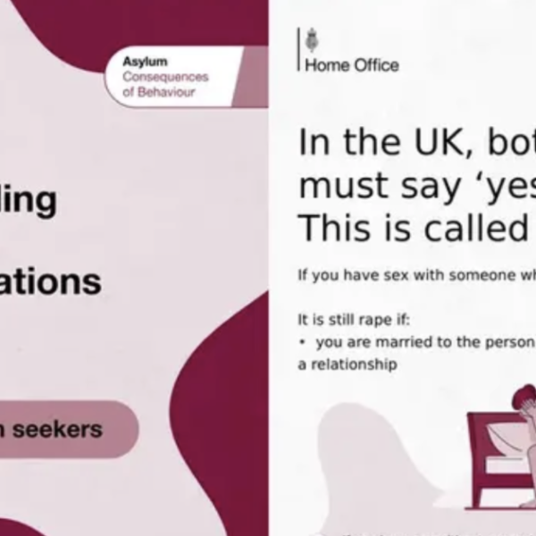 New UK Booklet Distributed to Asylum Seekers Warns Them “Not to Rape&hellip;