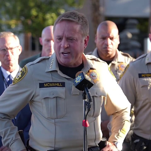 Las Vegas police officer killed after gunman opens fireplace on officers