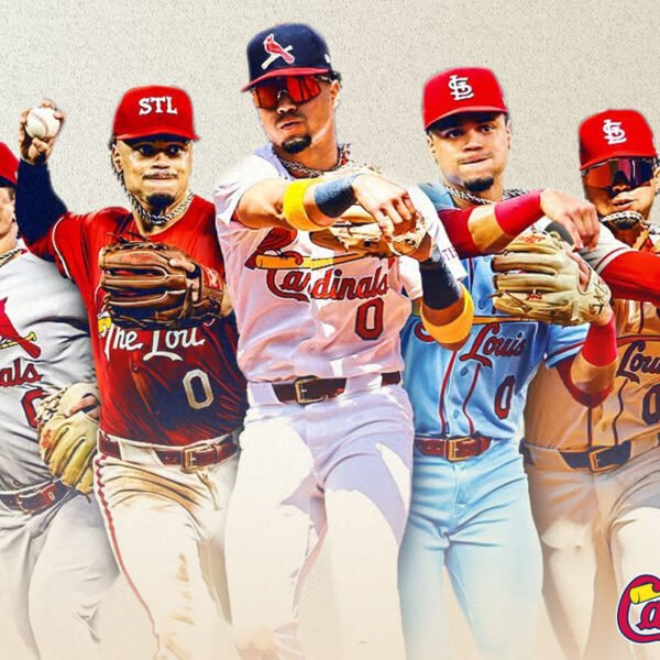 St. Louis Cardinals to Wear Navy Caps On Road For Remainder of…