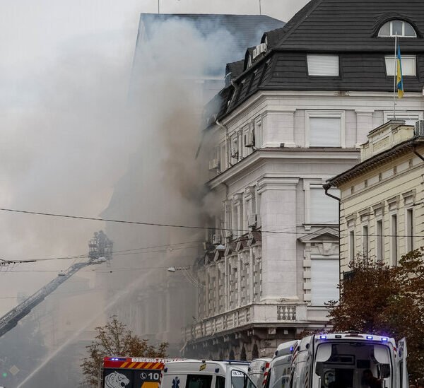Russian Drone Strikes Office of Ukraine’s Intelligence Chief