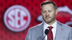 New Arkansas coach treating debut vs. North Alabama like a Super Saturday
