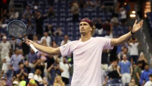 No. 1 Alexander Zverev wins final 2 units, survives U.S. Open opener