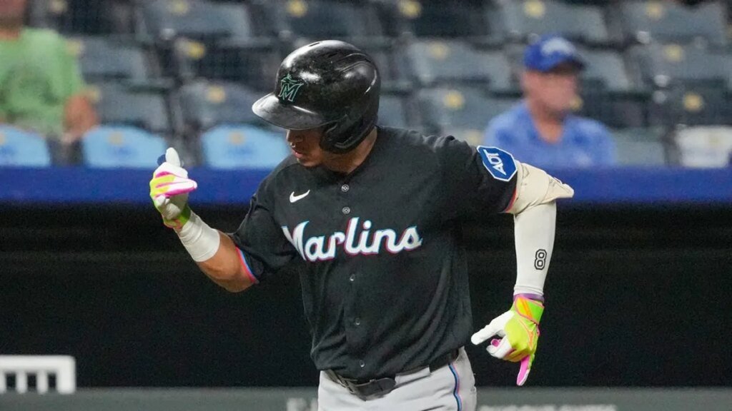 Javier Sanoja, Marlins overcome gradual begin to greatest Royals