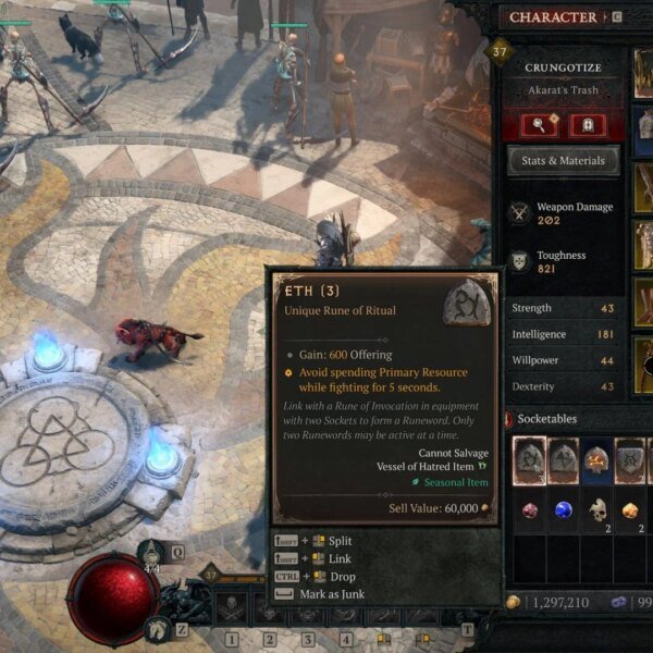 All new Runewords in Diablo 4 Season 15 (listing in progress)