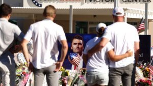 Charlie Kirk one-year memorial at UVU faces protest from college students