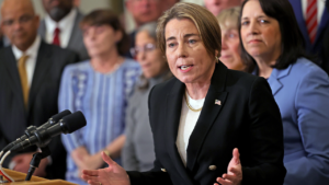 Maura Healey’s residence go to plan for brand new mother and father sparks overreach debate