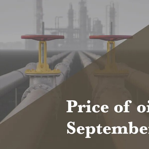 Current value of oil as of Sept. 1, 2026