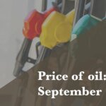 Current worth of oil as of Sept. 17, 2026