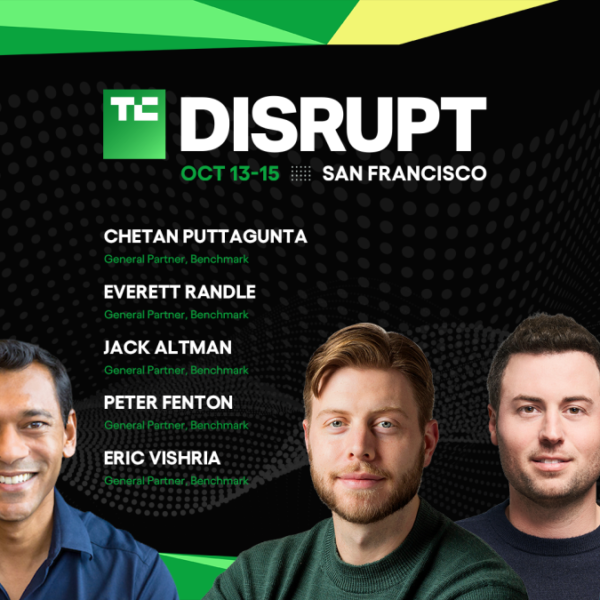 Benchmark’s full partnership joins the principle stage at Disrupt 2026
