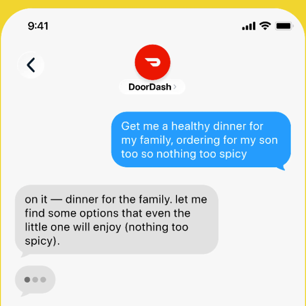 DoorDash launches an AI agent you’ll be able to textual content to&hellip;