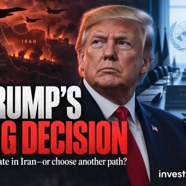 Trump says he faces a “big decision” on whether or not to…