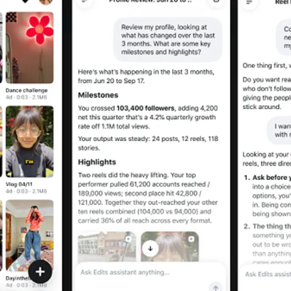 Meta provides AI assistant to Edits